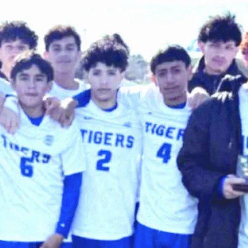 The Rockdale Tigers soccer team placed third in their third annual Tigers Blue &amp; Gold Cup Invitational Tournament last week in Rockdale. Rockdale Tigers Athletics photo