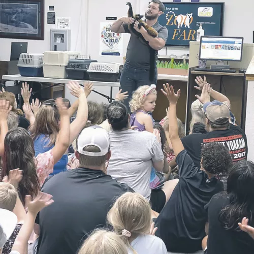Wild Things Zoofari big hit at library
