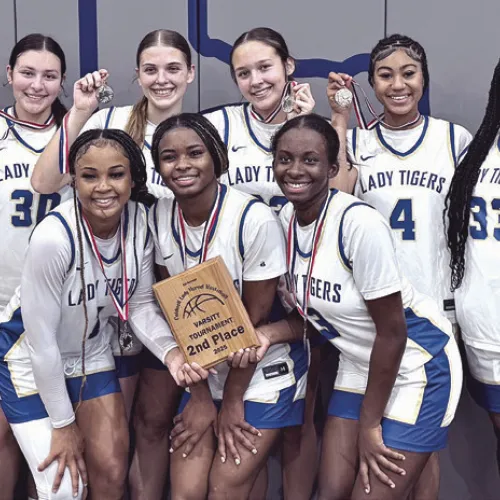 The Rockdale Lady Tigers varsity team brought home second place in the Caldwell tournament over the weekend. They were 4-1 overall in Caldwell. Rockdale Tigers Athletics photo