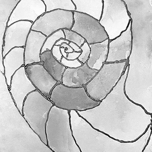 Watercolor project by Oliver Hipolito, an Art II eighth-grader at Rockdale Junior High.