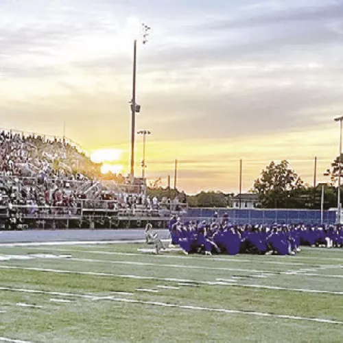 The stands were full at Friday’s graduation ceremonies. Attendees enjoyed 75 degree weather watching the Class of 2025 receive their diplomas.