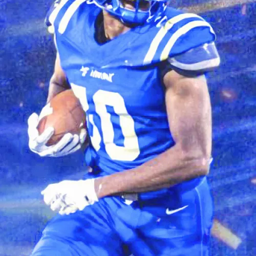 Tiger receiver De’Andre Stephens picked up two more post-season football honors recently. He was named to the Class 3A All-State Third Team and to the 3A Super Elite Team. Rockdale Tigers Athletics photo