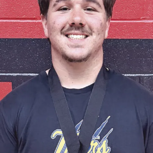 Tiger powerlifter Bryson Duncan broke his own school bench press record with a lift of 430 pounds at the regional meet last week in West. Rockdale Tigers Athletics photo