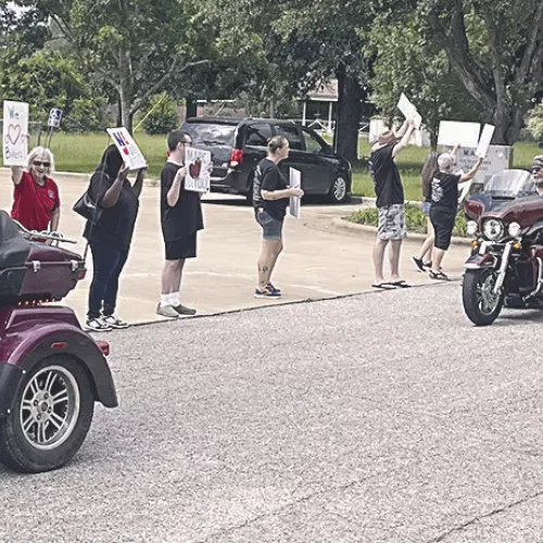 The 24th annual MARC. Ride was held Saturday in Rockdale at The Ranch and recorded 55 entrants, including those above, on bikes, trikes, cars and trucks. Organizer Charles Starr said the event exceeded its fundraising goal and raised $67,075. In its 24-year history, the event has raised $618,000 for MARC.