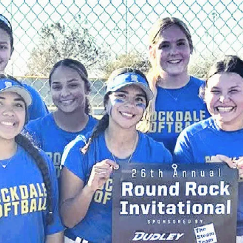 ROUND ROCK INVITATIONAL— The Rockdale Lady Tigers fall softball team participated in the 26th annual Round Rock Invitational last week and won consolation in the small school bracket. Lady Tiger’s softball is set to start practice for the spring this month. They will host the McGregor Lady Bulldogs for their first scrimmage on Jan. 24. Photo by Scott Patranella