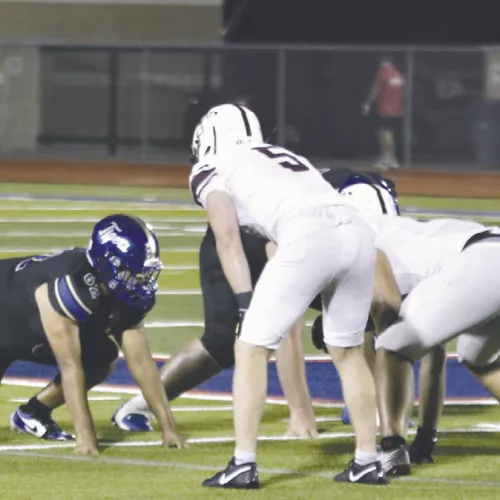 The Big Blue defense played lights-out football for the first three quarters against the Tarkington Longhorns.