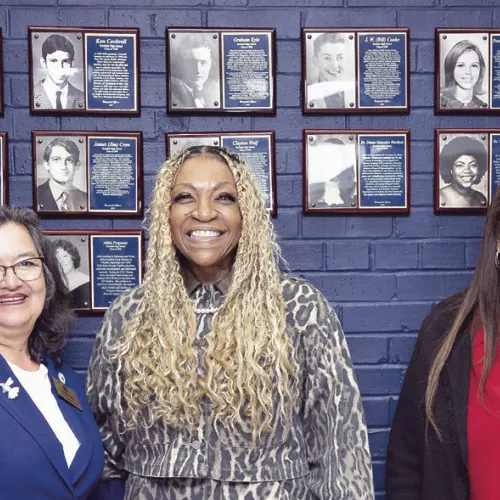 RISD’s 2026 inductees from Friday night’s ceremony are (L-R) Brooks Bassler, Dr. Diana Gonzales Worthen, Dr. Tommye Cashaw-Austin, Tamara S. Hebert-Powell and Abbie Ferguson.