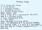 Soup recipes from Mill Street Cottage Tea Room